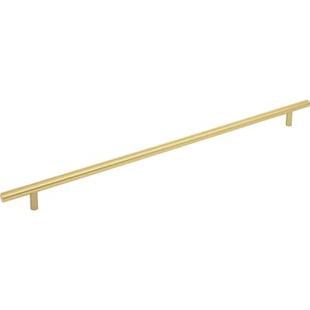 Elements 416 mm Center-to-Center Brushed Gold Naples Cabinet Bar Pull 496BG